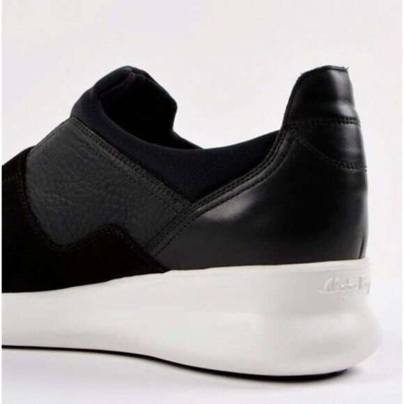 Salvatore Ferragamo Dion Slip On Sneaker Size 43.5 10.5 EE Mens Black $595 - Picture 16 of 16